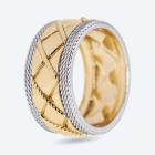Ring 925 Sterling Silber bicolor 17 - 113184400001 - 0 - 140px