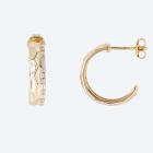 Creolen 925 Sterling Silber vergoldet Zirkonia - 113185600000 - 0 - 140px