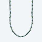 Collier Chromdiopsid, Tansanit Karabiner 925 rhod. - 113187700000 - 0 - 140px