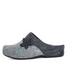 Dr. Feet Damenhausschuhe grau/schwarz mit Blume 36 - 113192500001 - 0 - 140px