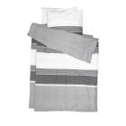 Bugatti Bettwäsche 4tlg. Flanell grau-weiß gestrei - 113197100000 - 0 - 140px