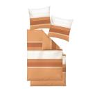 Bugatti Bettwäsche 4tlg. Flanell Apricot Streifen - 113197400000 - 0 - 140px