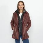 OTTO KERN Damen-Ledermantel 'Donna' bordeaux 38 - 113221100001 - 0 - 140px