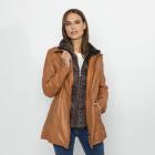 OTTO KERN Damen-Ledermantel 'Donna' camel 38 - 113221200001 - 0 - 140px