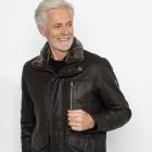 OTTO KERN Herren-Lederkurzmantel 'Brian' braun 50 - 113222700001 - 0 - 140px