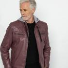 OTTO KERN Herren-Lederjacke 'Barney' pflaume 50 - 113223200001 - 0 - 140px