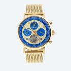 PortaS Herren-Automatikuhr "Spreetal" gold-blau - 113252500000 - 0 - 140px