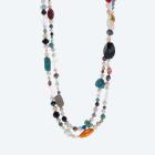 Collier endlos Edelsteine multicolor, SWZPerlen - 113264200000 - 0 - 140px