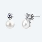 Ohrstecker 925 rhod. Süßwasserzuchtperle, Zirkonia - 113282800000 - 0 - 140px