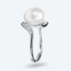 Ring 925 rhod. Süßwasserzuchtperle, Zirkonia 16 - 113282900001 - 0 - 140px