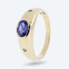 STAR Ring 375 Gelbgold AAAA Tansanit 18 - 113311400001 - 0 - 140px