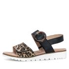 TOPWAY COMFORT Damensandalen schwarz/leo 36 - 113325100001 - 0 - 140px