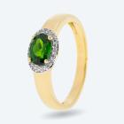 Ring 925 Silber vergoldet Chromdiopsid 20 - 113327100004 - 0 - 140px