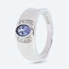 Ring 925 Silber rhodiniert Tansanit 17 - 113333500001 - 0 - 140px