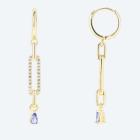 Ohrhänger 925 Silber vergoldet Tansanit - 113334800000 - 0 - 140px