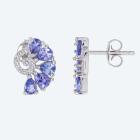 Ohrstecker 925 Silber rhodiniert Tansanit - 113335700000 - 0 - 140px