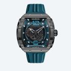 NUBEO Herrenuhr "Magellan Automatic" retro blau - 113372700000 - 0 - 140px