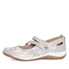 Chiara Gradi Damenslipper creme mit Blumenmuster 36 - 113390300001 - 0 - 140px