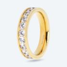 Edelstahl Ring vergoldet Zirkonia 19 - 113415300004 - 0 - 140px