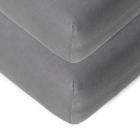 Jersey-Spannbettlaken 2er Set grau - 113434500000 - 0 - 140px