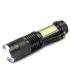 LED Taschenlampe mit Zoom & COB Licht - 113479400000 - 0 - 140px