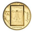 Shape-Goldmünze "Vitruvian Man" 1/200 oz. - 113487500000 - 0 - 140px