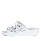 SANITAL LIGHT Damenpantolette weiß mit Blumen 35 - 113493400001 - 0 - 140px