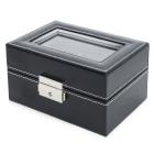 Uhrenbox für 3 Uhren, schwarz-grau - 113498500000 - 0 - 140px
