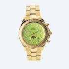 deLorean Herren-Automatikuhr "Fangio" lime-gold - 113503800000 - 0 - 140px