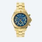 deLorean Herren-Automatikuhr "Fangio" blau-gold - 113504000000 - 0 - 140px