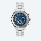 deLorean Herren-Automatikuhr "Fangio" silber-blau - 113504700000 - 0 - 140px