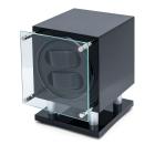 2er Uhrenbeweger "Tower" pianoblack, Carbon-Look - 113505000000 - 0 - 140px