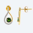 Ohrstecker 925 Silber vergoldet Chromdiopsid - 113533800000 - 0 - 140px