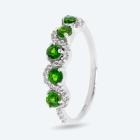 Ring 925 Silber rhodiniert Chromdiopsid 19 - 113534100004 - 0 - 140px