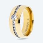 Ring Titan vergoldet Zirkonia 18 - 113548000001 - 0 - 140px