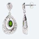 Ohrhänger 925 Silber rhodiniert  Chromdiopsid - 113564700000 - 0 - 140px
