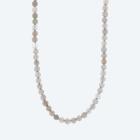 Collier Mondstein grau, Karabiner 925 Silber - 113587200000 - 0 - 140px