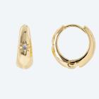 Creolen Edelstahl vergoldet Zirkonia - 113595900000 - 0 - 140px