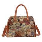 Henney Bear Henkeltasche cognac/gemustert - 113624700000 - 0 - 140px