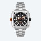 RGMT Automatikuhr "Pershing" schwarz-silberfarben - 113628400000 - 0 - 140px