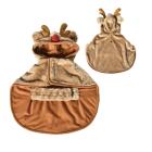 Hundemantel "Rentier", 45 cm, mit Kapuze und Klett - 113653200000 - 0 - 140px