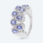 Ring 925 Sterling Silber rhodiniert Tansanit - 113658800000 - 0 - 140px