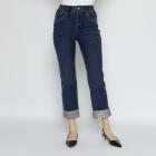 Zauberhose 'Miracle Shape' Turn Up Animal blau 32/34 - 113666700001 - 1 - 140px