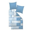 Bugatti Satin-Bettwäsche 4tlg. blau - 113672500000 - 0 - 140px