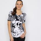 RÖSSLER SELECTION Damen-Shirt schwarz/weiß 54 - 113681700010 - 0 - 140px