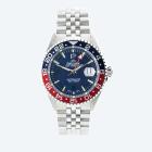 DELMA Herrenuhr "Santiago GMT Meridian" blau - 113683600000 - 0 - 140px