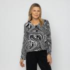 VANESSA STYLE Damen-Blazer schwarz/weiß 48/50 (4) - 113686100004 - 0 - 140px