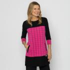 VANESSA STYLE Damen-Longshirt schwarz/pink 48/50 (4) - 113686500004 - 0 - 140px