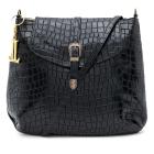 Luca Lorenzo Umhängetasche schwarz Kroko - 113690200000 - 0 - 140px