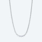 Collier 925 Sterling Silber rhodiniert Zirkonia - 113697100000 - 0 - 140px